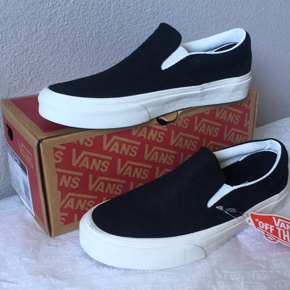 vans classic slip on sort